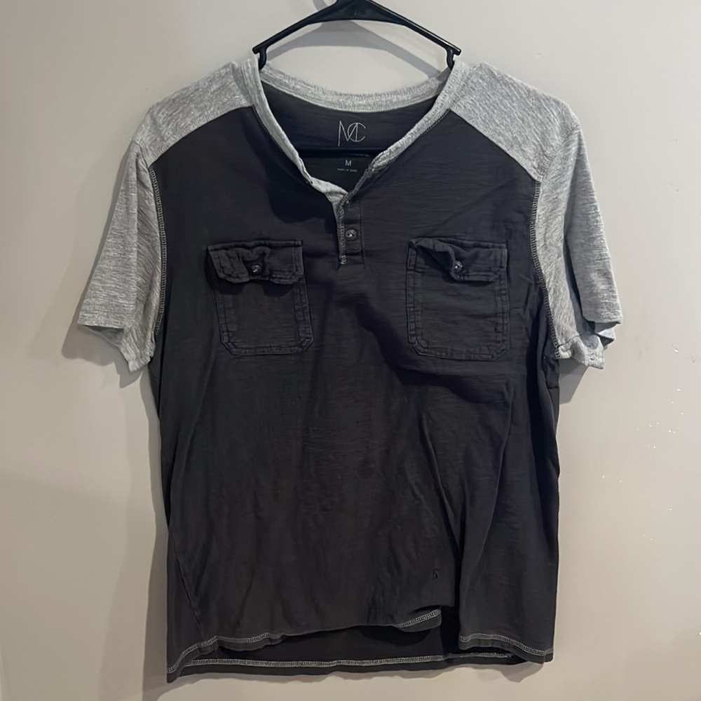 Modern Culture Grey/Dark Grey Henley